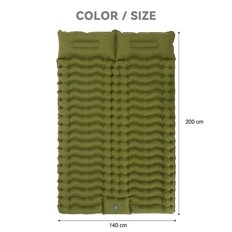 [Harga Hemat] Berkualitas Huanq Kasur Matras Angin Double Moistureproof Foldable HQ 200 Ukuran 140x2