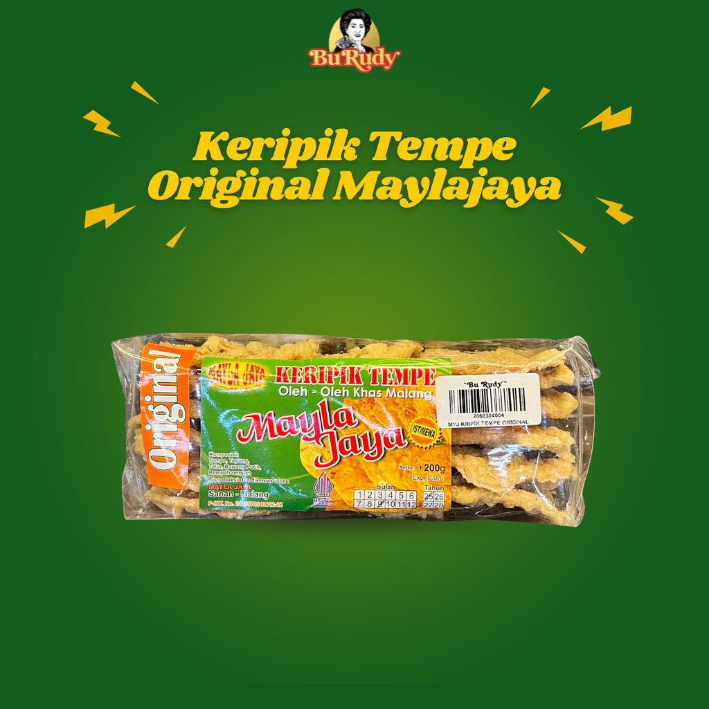 

Keripik Tempe Original Maylajaya – Camilan Renyah & Gurih dari Tempe Pilihan200gr