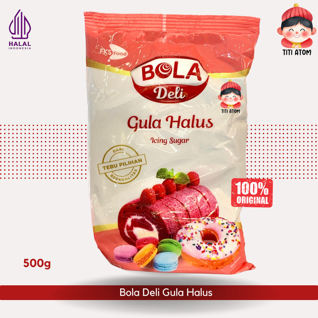 

Bola Deli Gula Halus Icing Sugar Bebas Gluten Free 500g