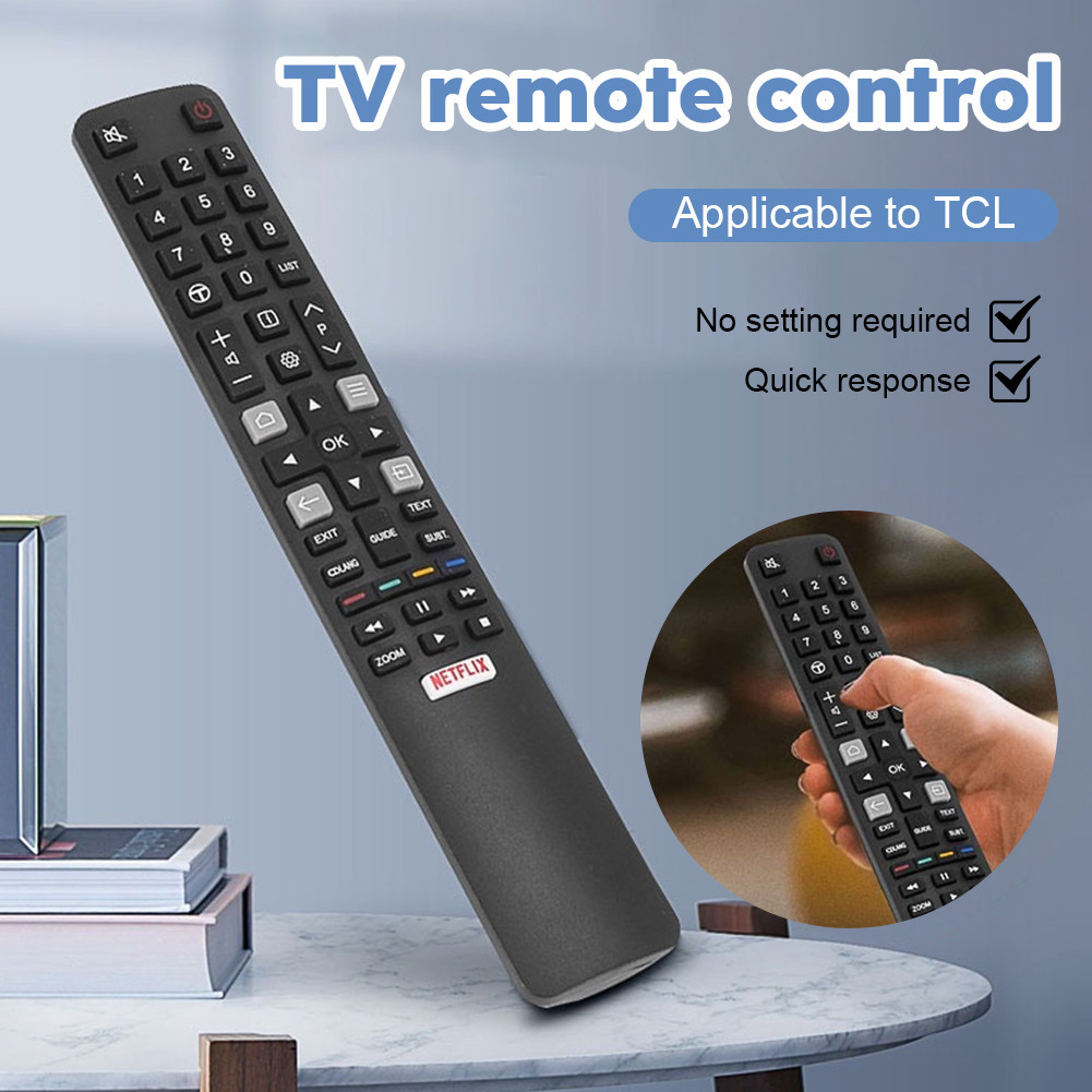 Remote TV TCL LCD LED Smart TV RC802N S6 S6000 S6500 A20 A3 Series / REMOTE SMART TV TCL SMART NETFL
