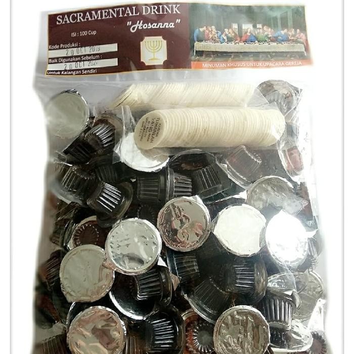 

Hot Produk Anggur Perjamuan Kudus Isi 100 Cup & Hosti Ayat Terbaik dan Terlaris