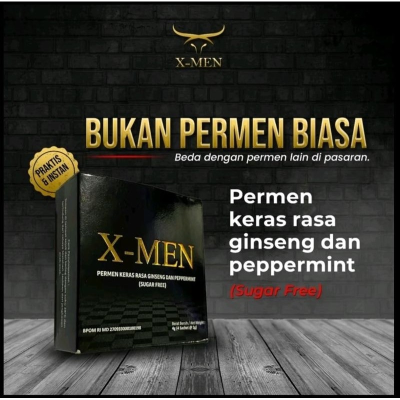 

jalembung5 XMEN PERMEN RASA PEPPERMINT 1 KOTAK ISI 4 PCS, permen xmen, permen ginseng, candy xmen,xmen candy, candi xmen, xmen candi