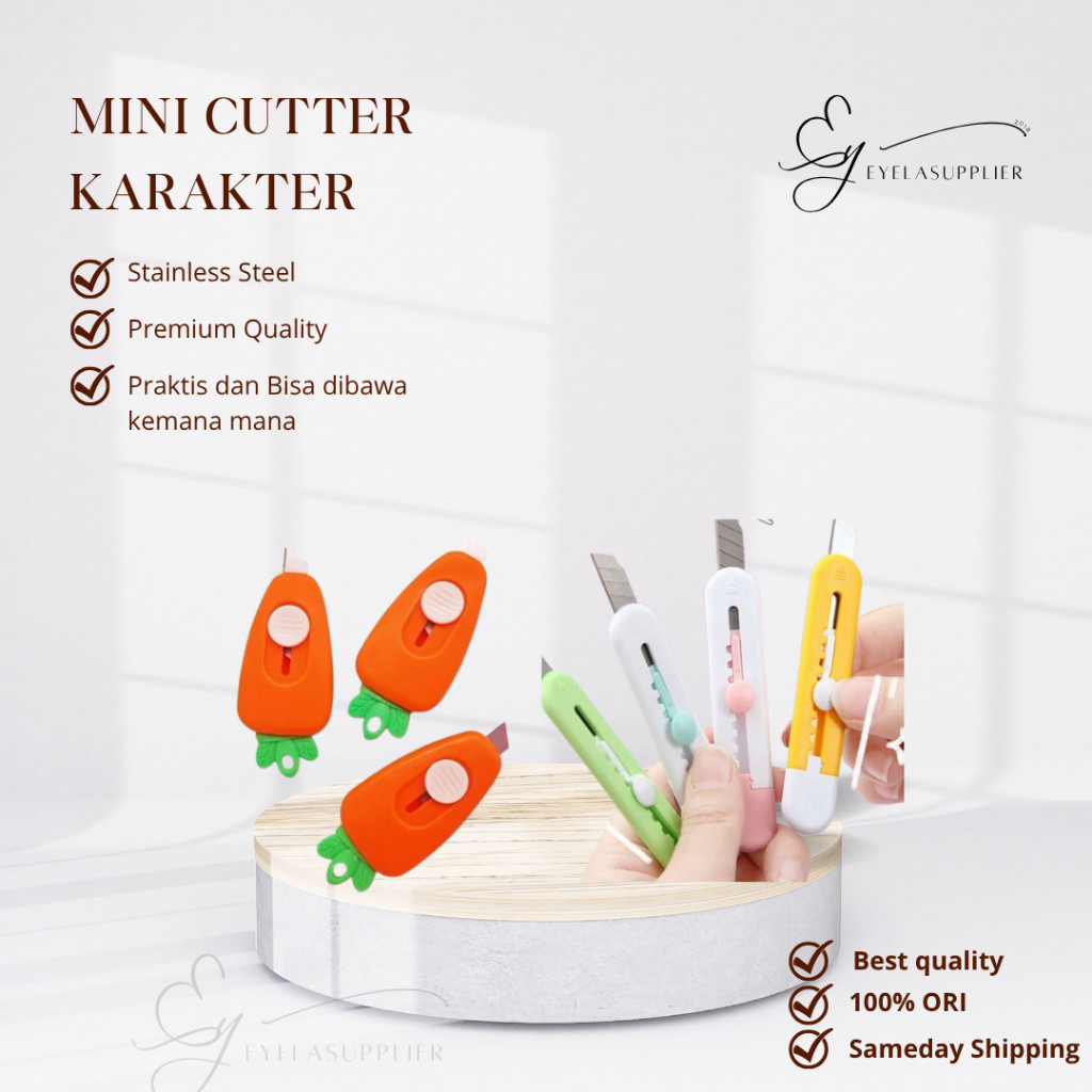 

Mini Cutter Carrot Common Karakter Pisau Kecil Travelling Portable Untuk Pemotong Kertas Unboxing Paket Bentuk Wortel Serbaguna