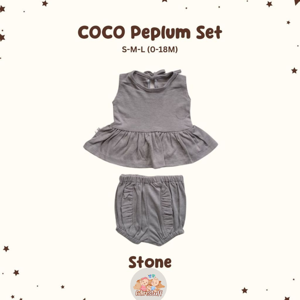 COCOPOP PEPLUM SET