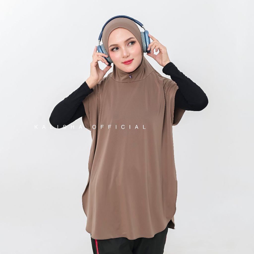 FASHION MUSLIM Hijab Sport Jilbab Rompi Olahraga Wanita Hijab Rompi Sport Vest Olahraga Wanita Khans