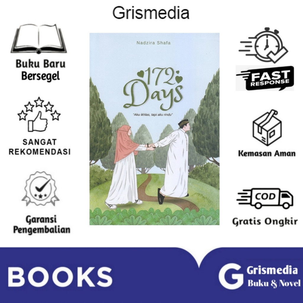 Buku Novel 172 Days - Nadzira Shafa Grismedia