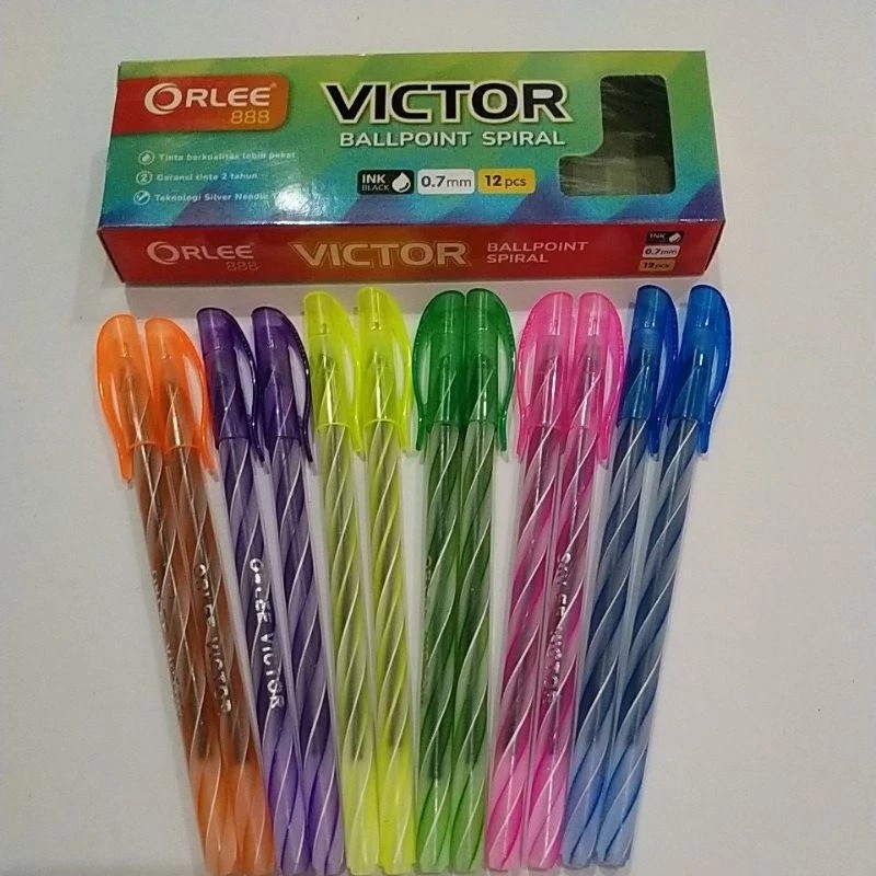 

Bolpen Ulir Victor / Ballpoint Ulir Victor