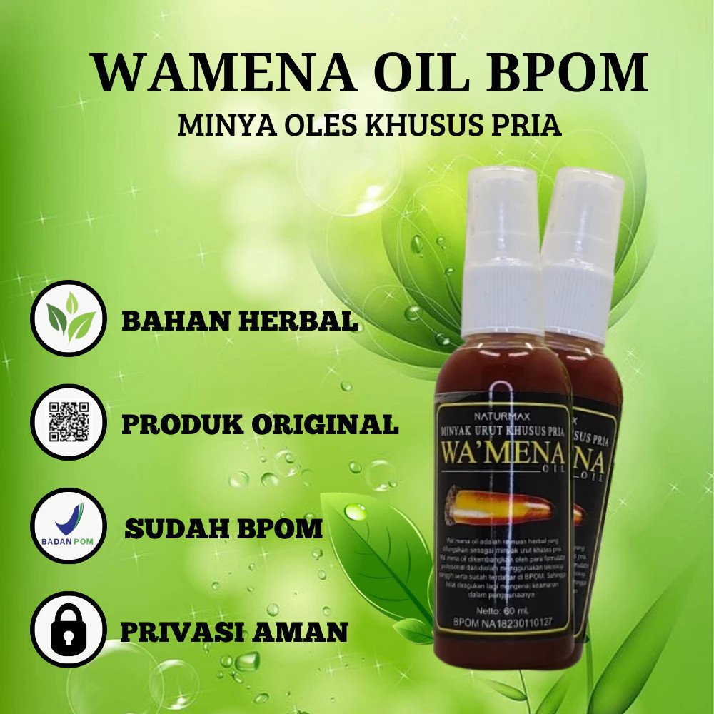 Bisa Cod Wamena minyak pijat daun tiga jari pembesar ampuh