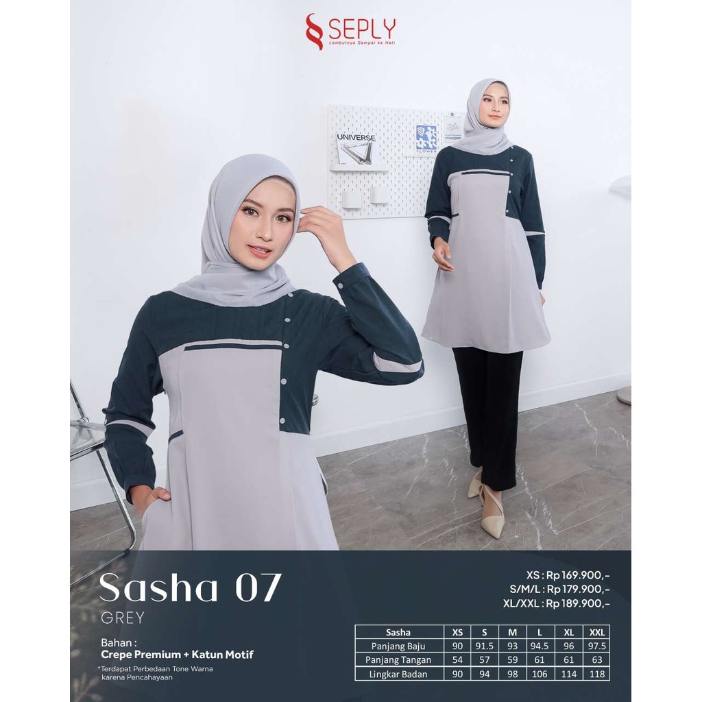 SEPLY TUNIC SASHA 07 GREY
