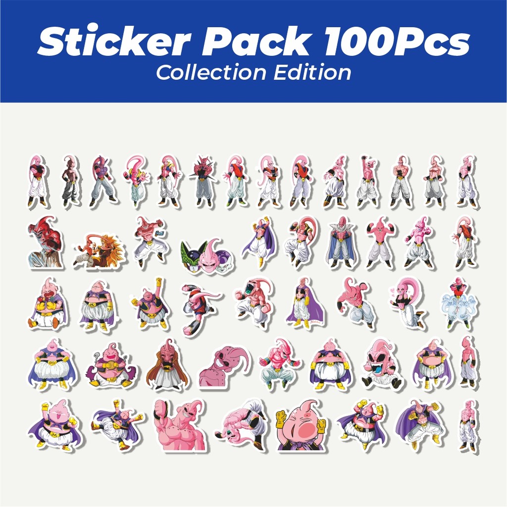 

Hot Stiker Anime Series Dragon Ball Character Majin Buu Lucu Anti Air Stikers Berperekat Waterproof Sticker Decal Buat Motor Helm Buku Journal Koper Casing HP Laptop Botol Minum