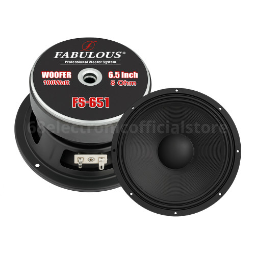 Speaker Komponen Fabulous FS 651 6.5 Inch 100W