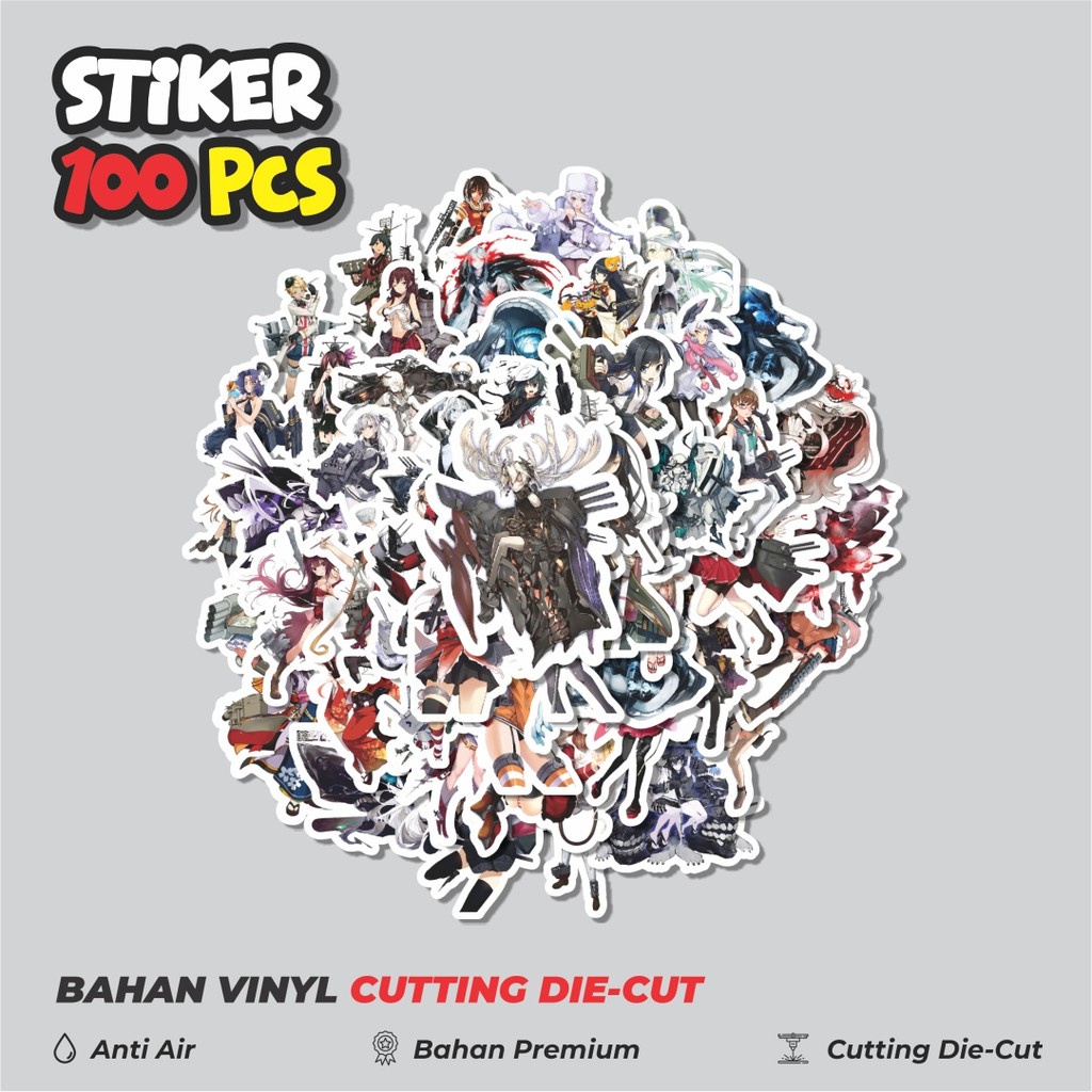 

Terbaru! 50 pcs Stiker Anime Game Series Kantai Collection Character 4 Dekorasi Lucu Kreatif untuk Notebook, Skateboard, HP