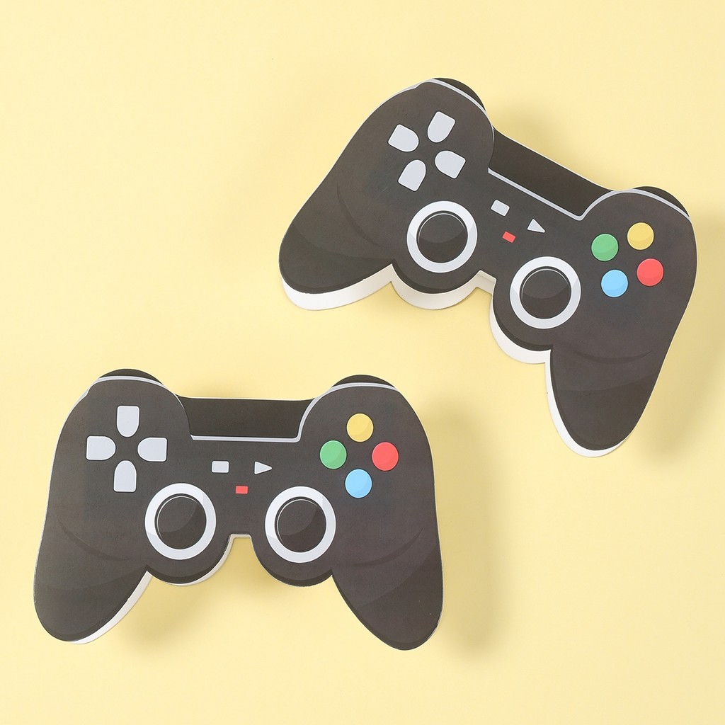

6Pcs Video Game on Theme Candy Box Black GamePad Candy Snacks Cookie Packing Boxes for Boy Birthday Game Night Party Decoration