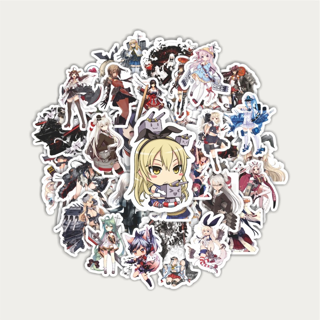 

Sticker Pack Stiker Anime Game Series Kantai Collection Character 5 | Sticker TUMBLR | Stiker LAPTOP KOPER HELM