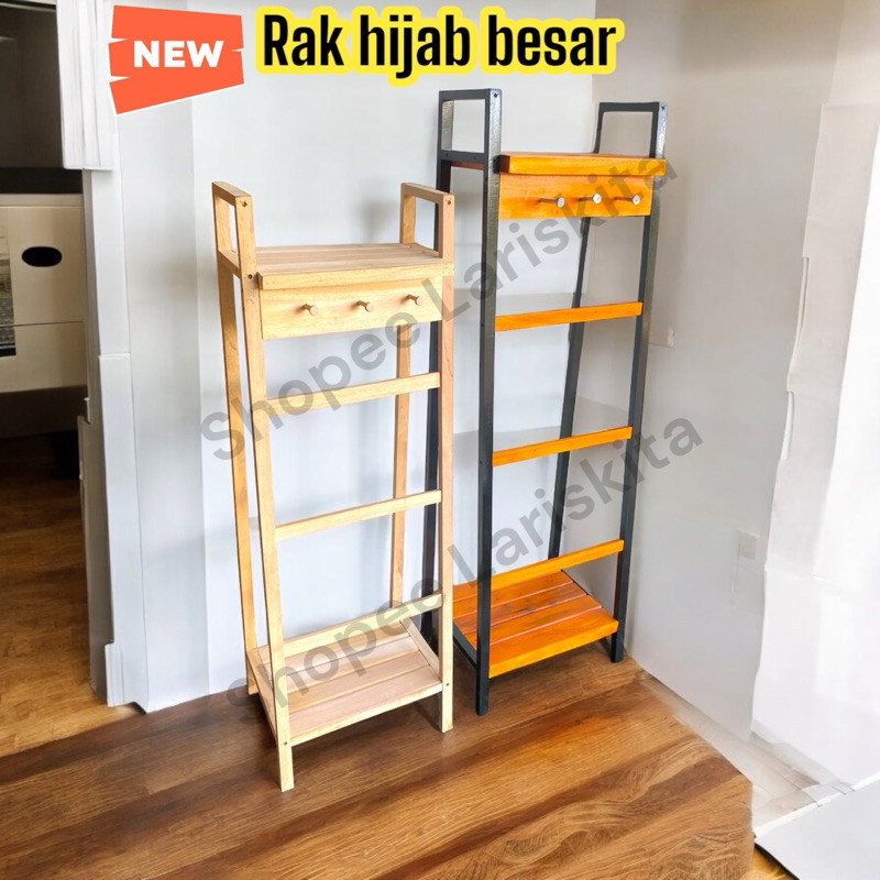 JUMBO Rak Mukena Minimalis Tempat Mukena dan Sajadah  - rak peralatan sholat rak baju
