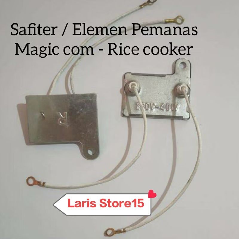 SAFITER - ELEMEN PEMANAS BODI KECIL UNTUK MAGIC COM / RICE COOKER 40WATT 220V$$