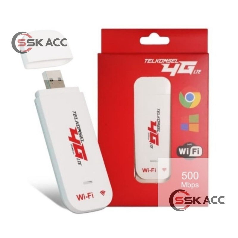 Modem Telkomsel 4G LTE (Unlock) - Up To 500mbps / Modem usb Telkomsel / Modem 4G Lte telkomsel -KOMP