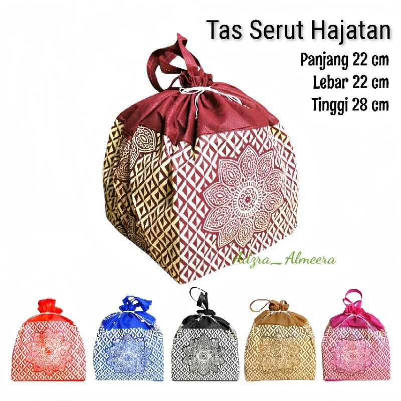 (isi 12) Tas Hajat Tali Serut Tas Kain Hajatan
