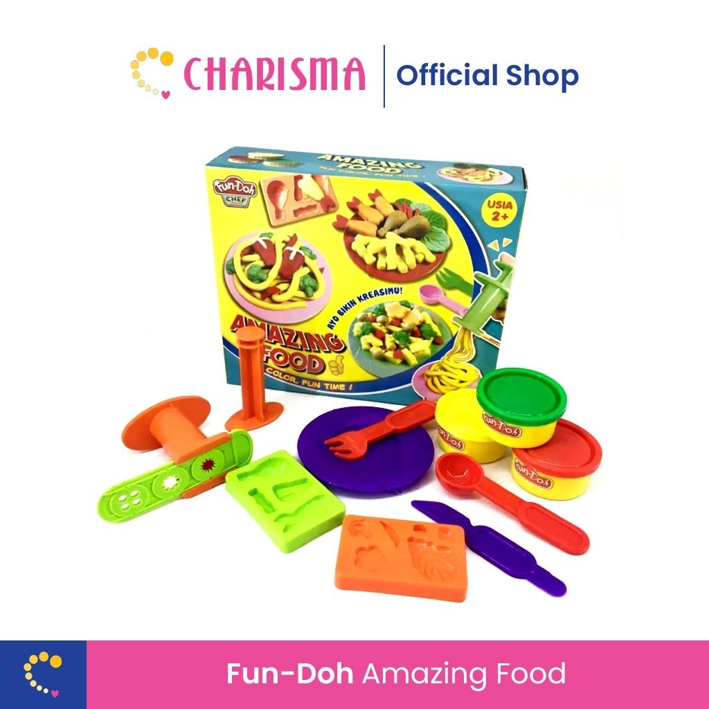 Mainan Edukasi Anak - Mainan Fun Doh - Fun doh Plastisin Lilin Mainan Modeling Compound - Fun Doh Li