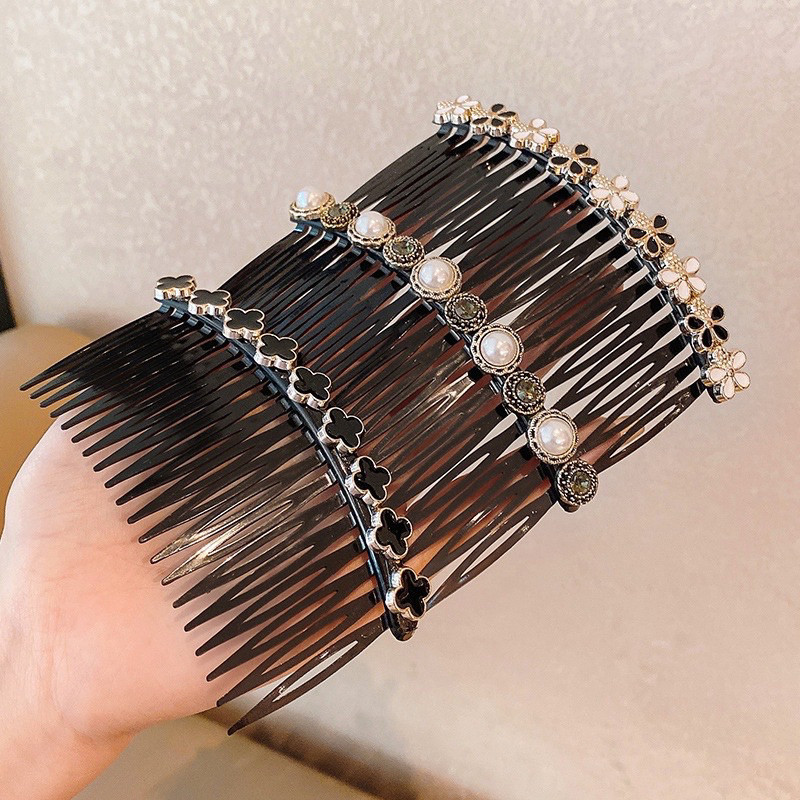 (GAT) Sirkam Rambut Sisir Mutiara Aksesoris Rambut Wanita Bando Sirkam Sanggul Sirkam Rambut Dengan 