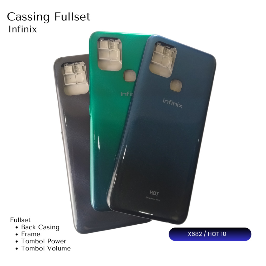Update Housing Infinix Hot 10 / Kesing Hot 10 / Casing Infinix Hot 10 X682 Kesing Infinix X682