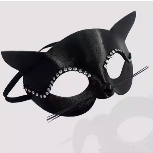 saleTopeng Pesta Halloween Kucing Cat Woman Halloween Maskterlaris