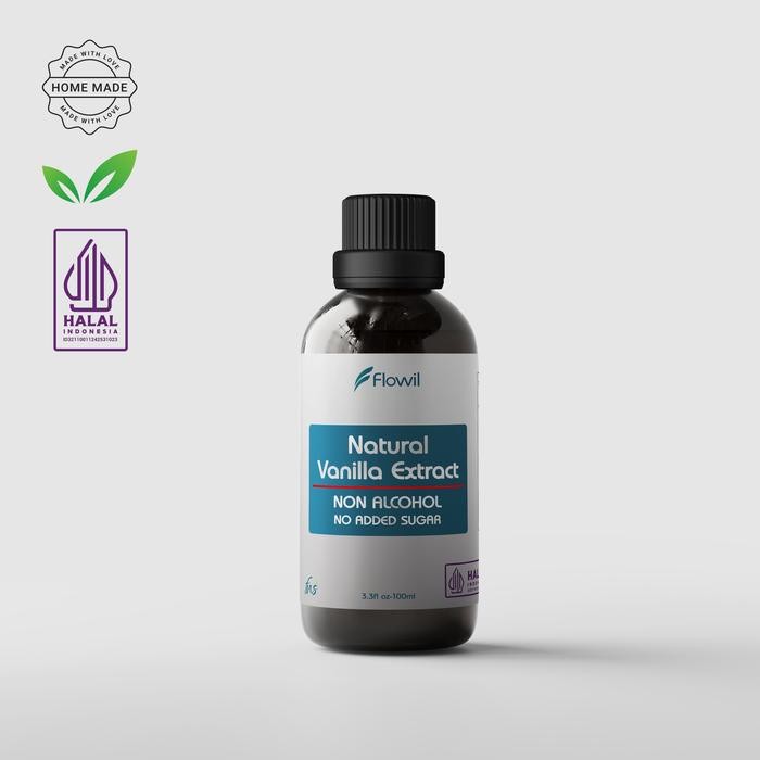 

Flowil - Natural Vanilla Extract Halal Non Alcohol Grade - 50 ml