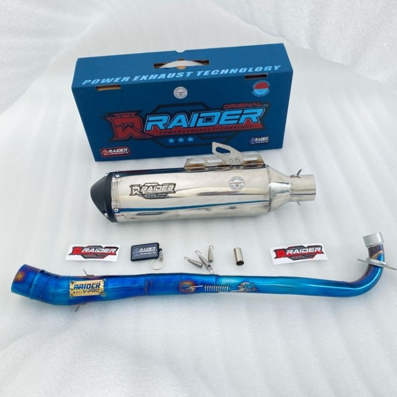 Knalpott ORIGINAL RAIDER EXHAUST type Maximuz for JUPITER Z, SUPRA X 125, SUPRA 110, REVO ABSOLUTE, 