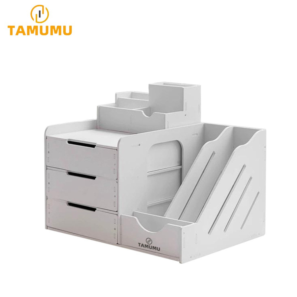 

Tamumu Rak Penyimpanan Meja Storage Buku / Berkas Kantor Susun