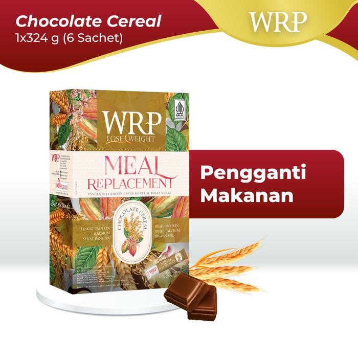 

WRP Meal Replacement Chocolate Cereal 324g - Pengganti Makan