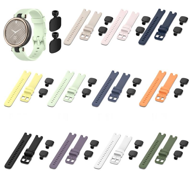 Silicone Strap For Garmin Lily Smartwatch Colorful Waterproof Band Bracelet Watchband Wristband For 