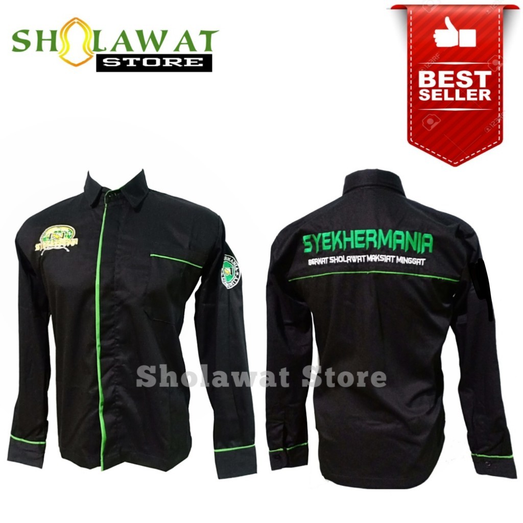 TERMURAH HEM KEMEJA SYEKHERMANIA PANJANG