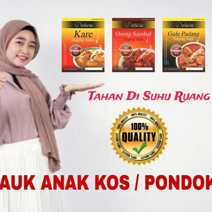 

[TERLARIS] Lauk Anak Kos Lauk Siap Makan Tahan Lama Tanpa Pengawet - Oseng Cakalang[TERLARIS ]