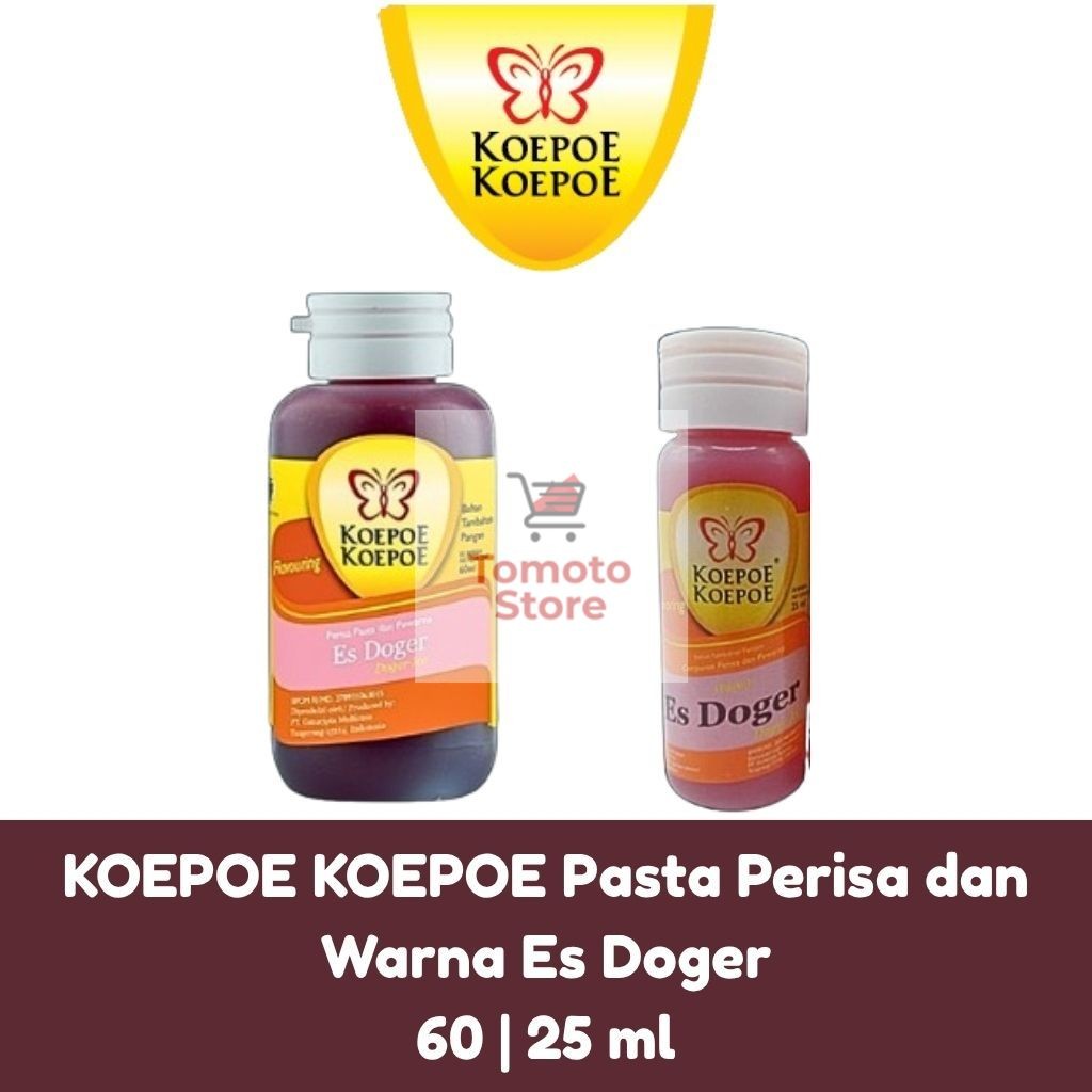 

✨ TOMOTOSTORE ✨ KOEPOE KOEPOE Pasta Perisa dan Warna Es Doger