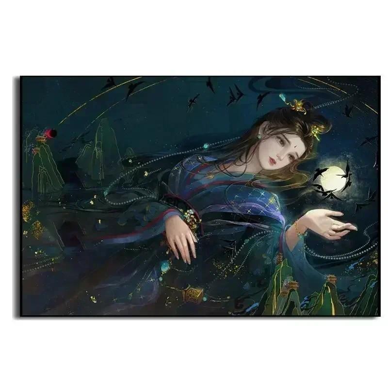 

YL-95801-Tulip diy digital acrylic flower painting explosion hand-filled landscape painting