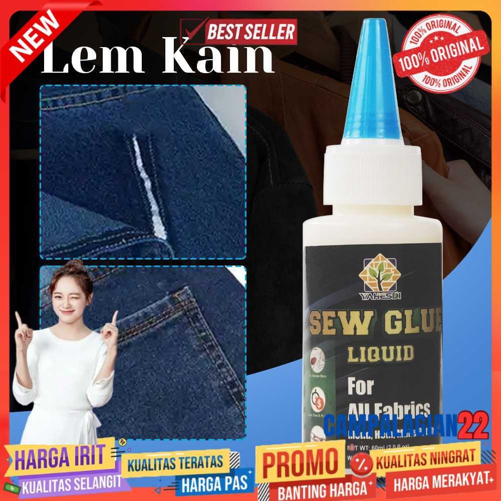 

YAHESDI Cairan Liquid Lem Perekat Kain Kulit Sew Glue 60ml - VS255