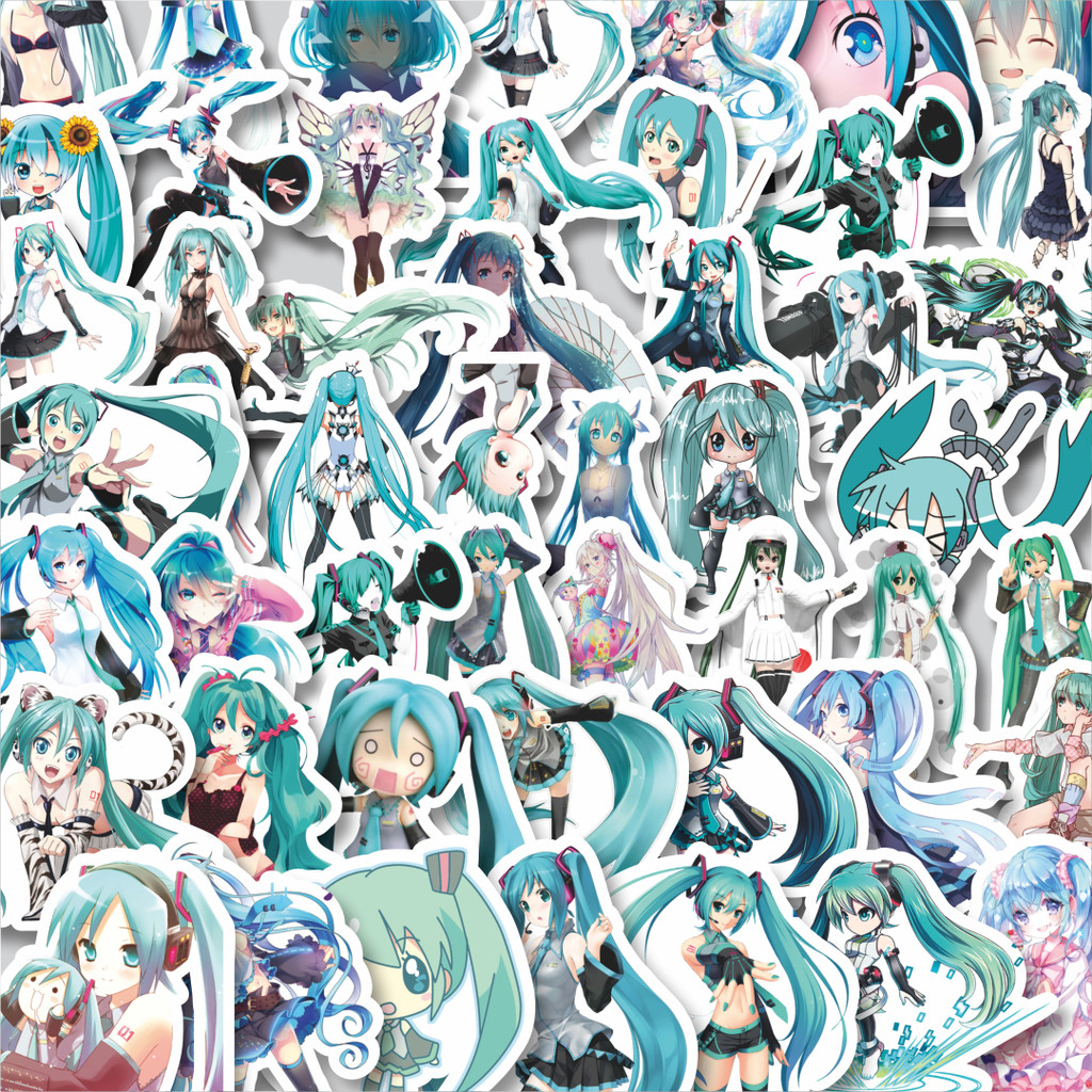 

Stiker Cutting Pack Stiker Music Series Hatsune Miku Mix 2 Isi 100Pcs Series Aesthetic Lucu Keren Untuk Koper Bahan Vynil