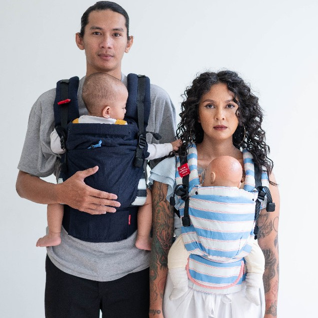 Mikhadou - MEM Shift (Soft Structure Carrier) SSC Gendongan Bayi Depan M Shape - Baby Carrier