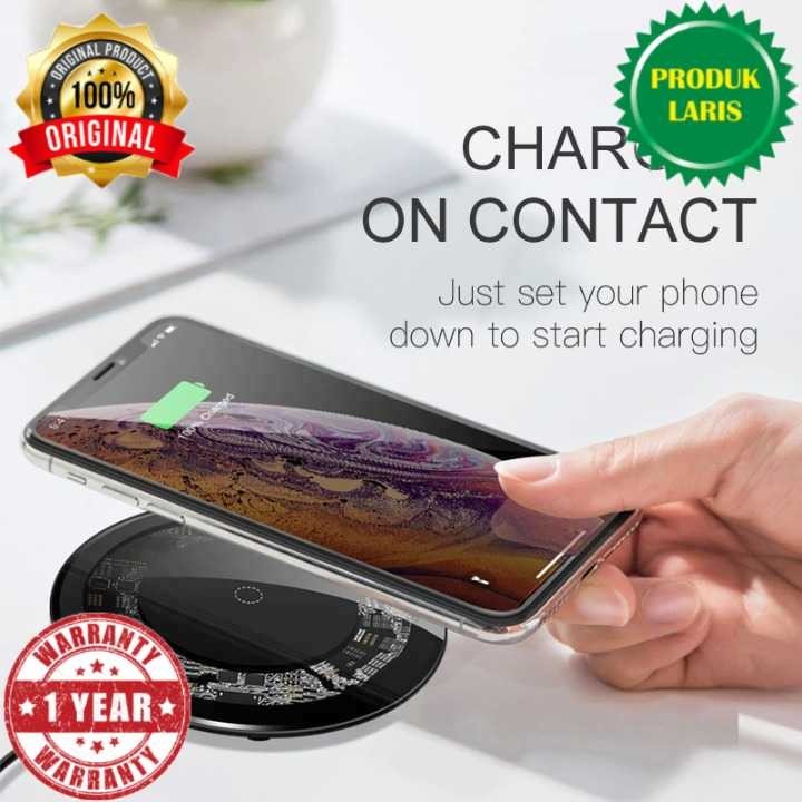 Wireless Charger Fast Station Nirkabel For Adaptor Base Pengisian Pengisi Samsung Quick To Phone Uni