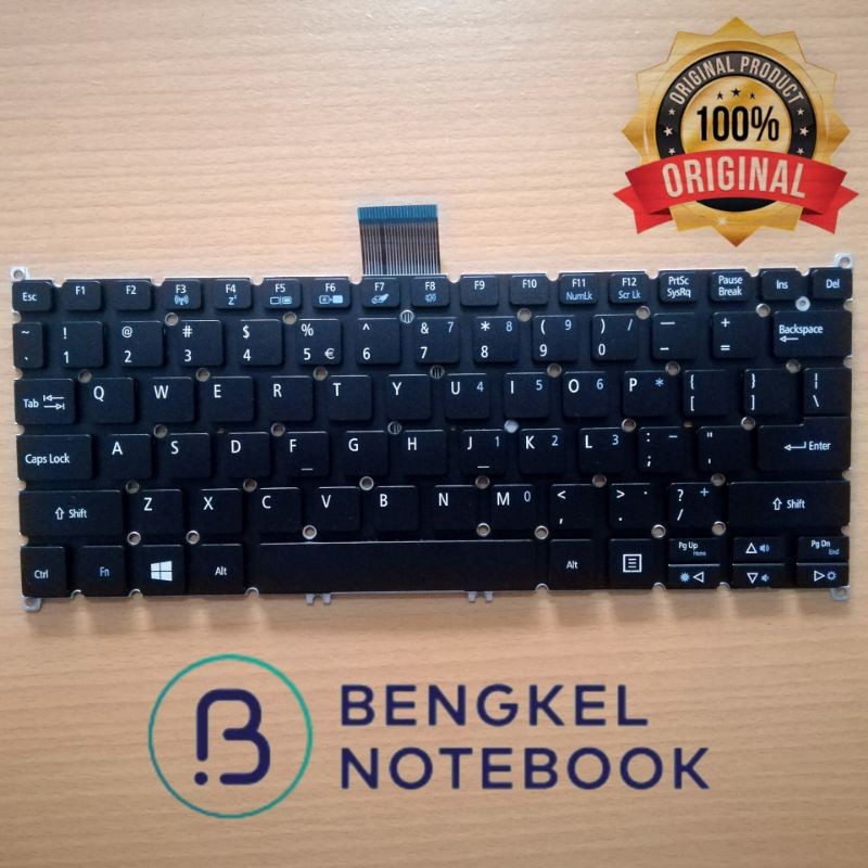 Keyboard Laptop Acer Aspire ES1-131 B115 ES1-311 ES1-331 ES1-111M ES1-131 R3-131T Hitam/Black