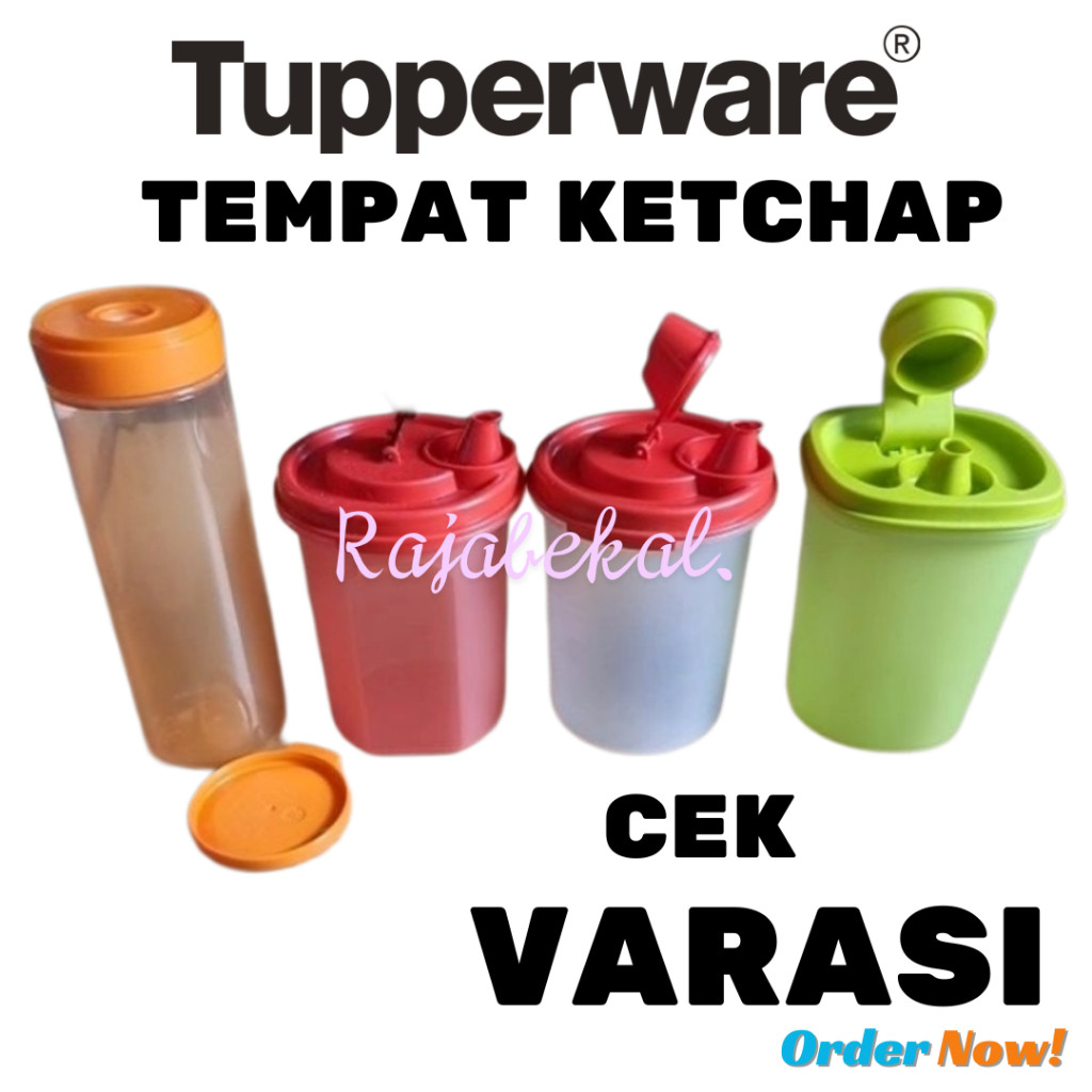 [BIG SALE] PROMO Tupperware  Squeeze it Ungu ECER 1PCS BOTOL saos sambal kecap // stor n pour // ezy