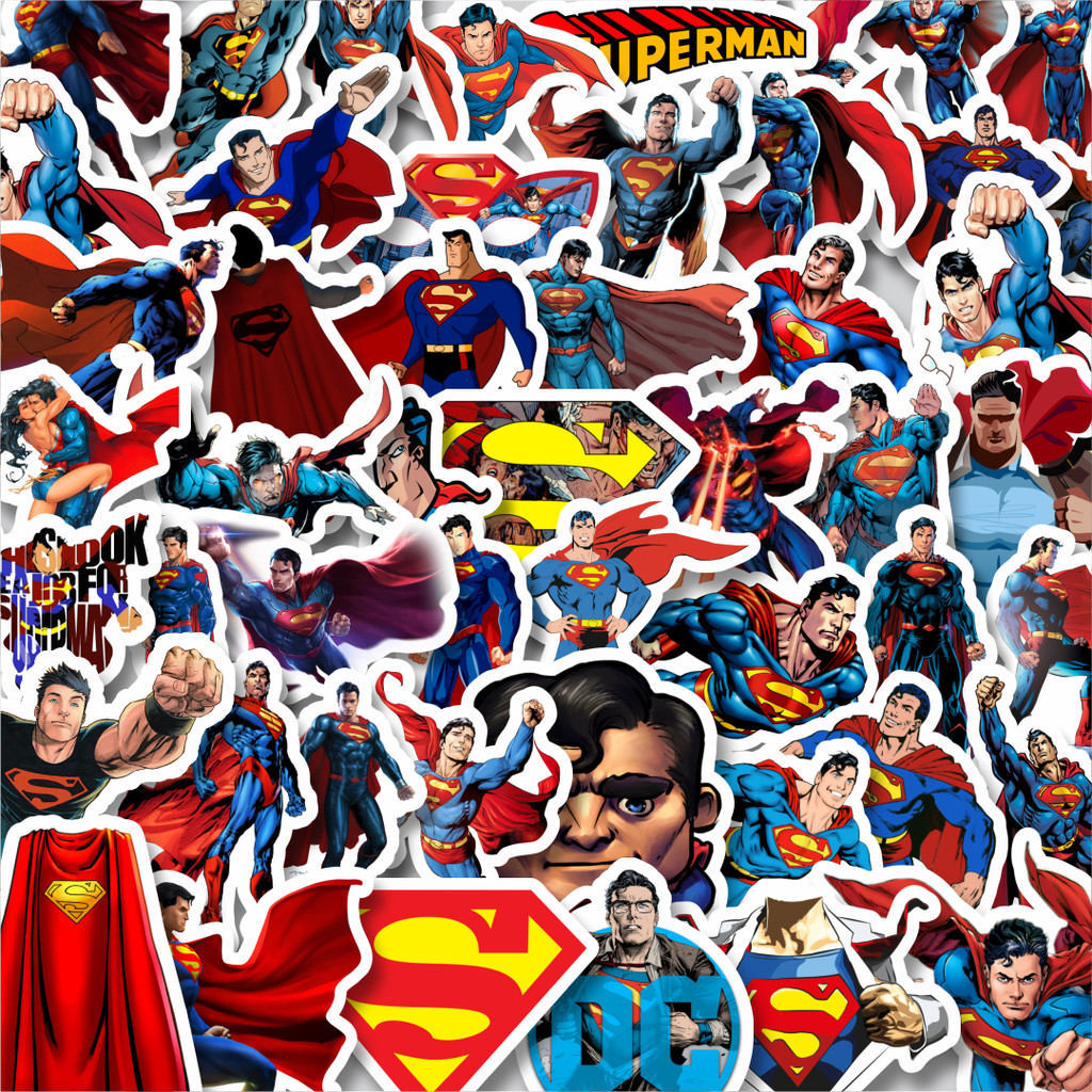 

Stiker Cutting Pack Stiker Series Superman Character Isi 100Pcs Series Aesthetic Lucu Keren Untuk Koper Bahan Vynil
