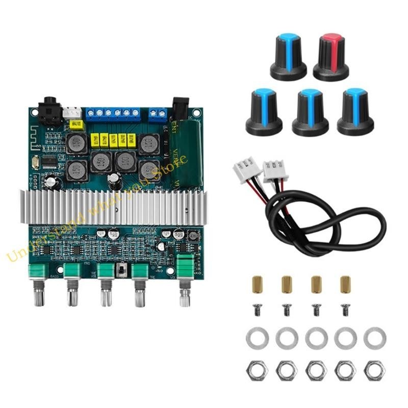 J60A TPA3116 Subwoofer Amplifier Board 2.1 Channel High Power 5.0 Amplifiers DC12V-24V 2x50W+100W Am