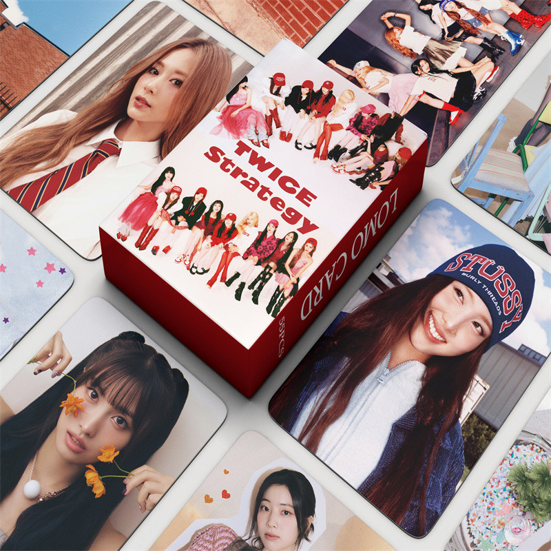 

55Pcs/Set Idol New Album Strategy Lomo Cards Jihyo Momo NaYeon Photocards Mina Sana Dahyun Tzuyu Chaeyoung JungYeon Fans Gift