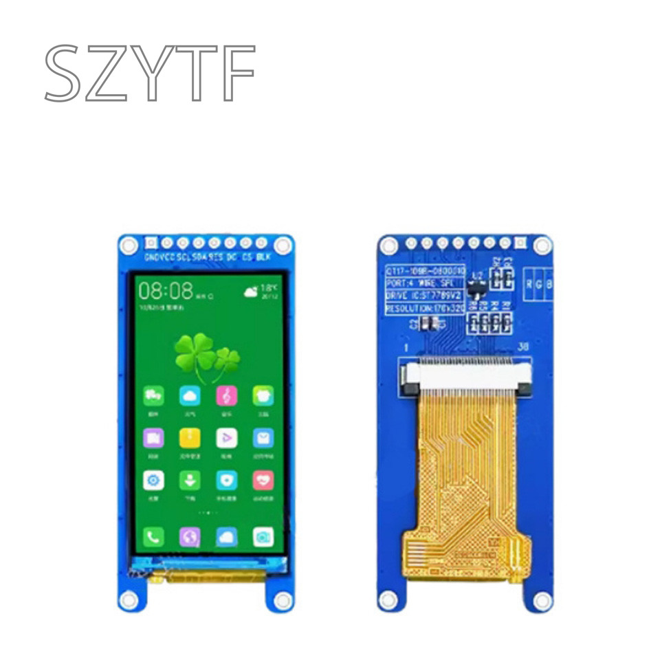 1.9 Inch IPS Full Angle TFT Display Screen LCD Screen Color Display Module SPI Serial Port High-defi