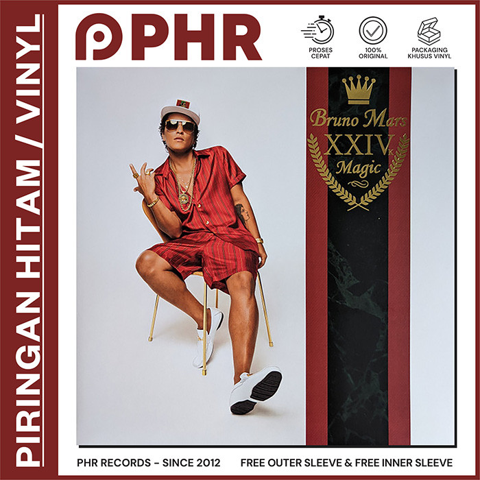 Vinyl BRUNO MARS - 24K Magic [Piringan Hitam/LP/PH]