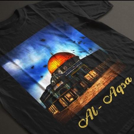 Kaos Muslim Al-Aqsa / Kaos Masjid Al-Aqsa / Kaos Dakwah / Kaos Hijrah