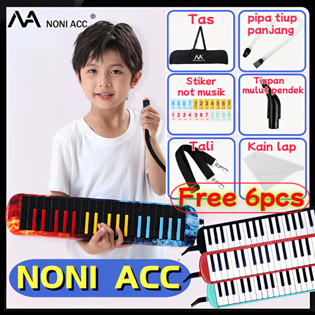WIDHISTORE Pianika anak sd,Pianika tiup,Pianika anak,Musik anak,Pianica mini,Pianika kecil [NONI ACC