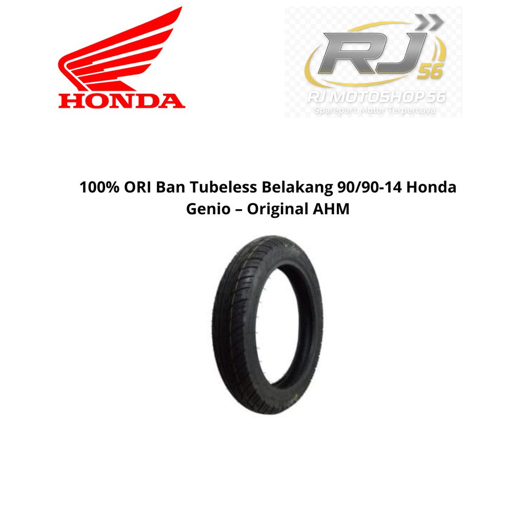 100% ORI Ban Tubeless Belakang 90/90-14 Honda Genio – Original AHM