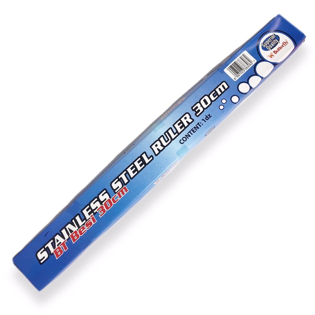 

Butterfly - Penggaris Stainless Steel 30cm - PCS